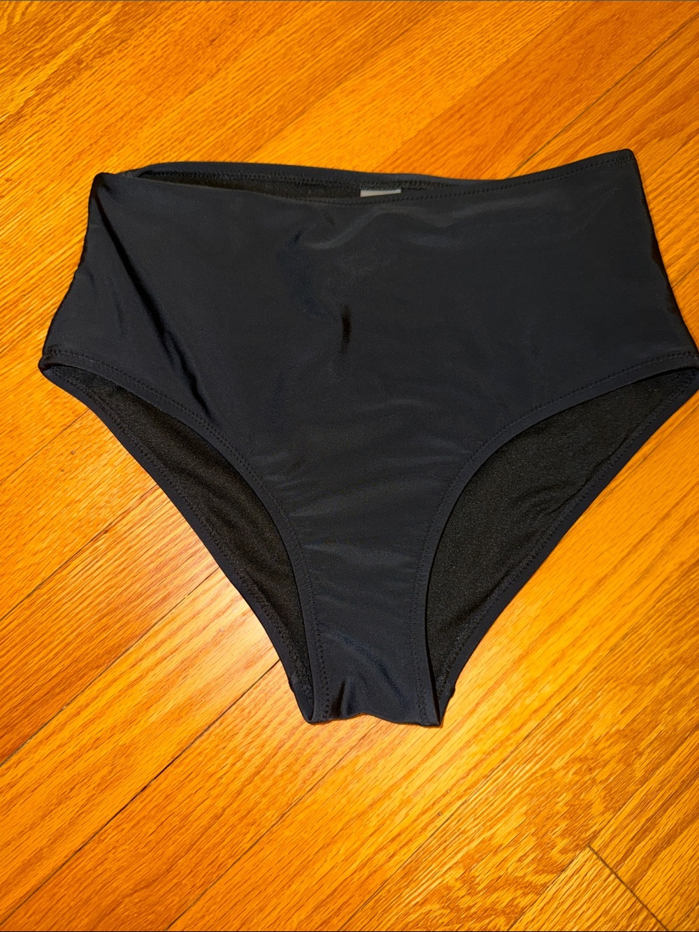 Old navy black high waist bikini bottoms